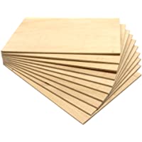 Chely Intermarket tablero madera contrachapado 3mm(A4-21 x 29-7 cm)(Set de 20 tableros) Madera Abedul para Bricolaje…